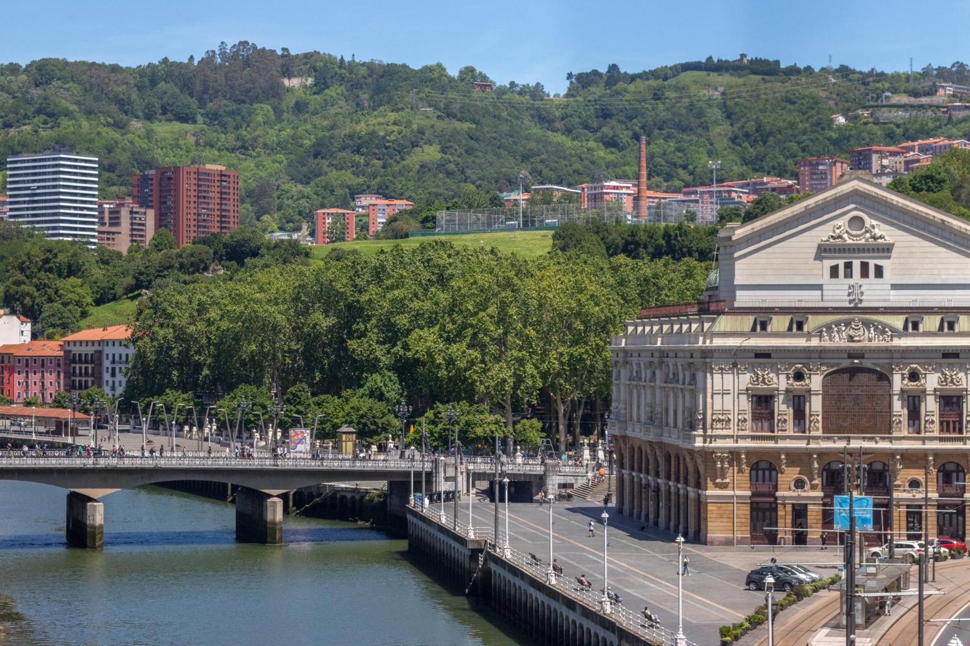 Apartamento Con Vistas A La Ria Bilbao Eksteriør billede