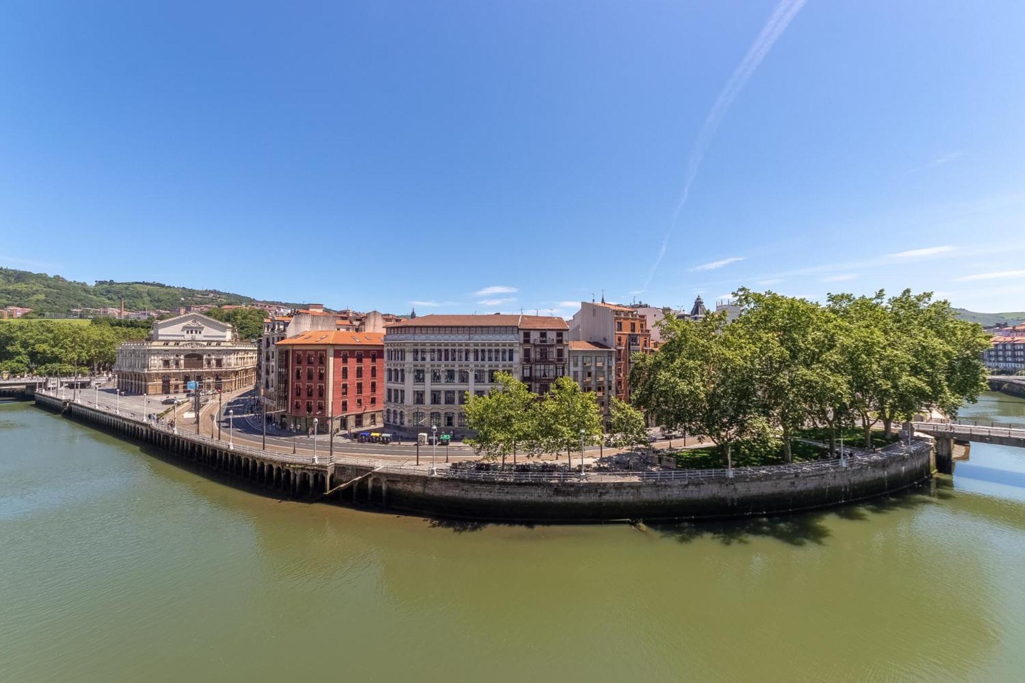 Apartamento Con Vistas A La Ria Bilbao Eksteriør billede